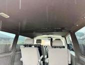 VW T5, tónování oken, odhlučnění, stropní monitor, rádio car play, čalounění38