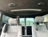 VW T5, tónování oken, odhlučnění, stropní monitor, rádio car play, čalounění41