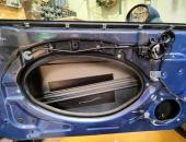 Mini R50, autohifi, výměna reproduktorů mini cooper, subwoofer minicooper, tlumení dveří, zesilovač, hertz01