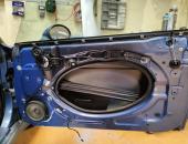 Mini R50, autohifi, výměna reproduktorů mini cooper, subwoofer minicooper, tlumení dveří, zesilovač, hertz20