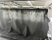 VW T5, tónování oken, odhlučnění, stropní monitor, rádio car play, čalounění31