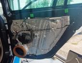 Výměna reproduktorů, tlumení dveří, autohifi, axton, Octavia III 06